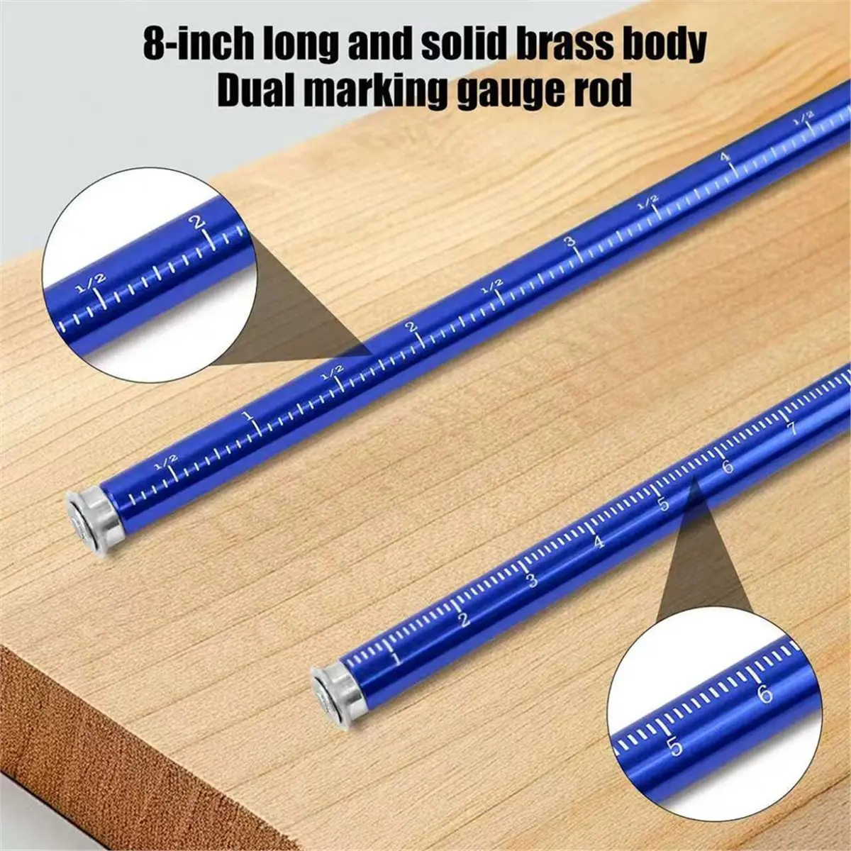 

Маркировочный калибр колес, алюминиевый инструмент для рисования параллельных линий, деревообрабатывающая маркировочная линейка с градуированной двойной шкалой [2026 MOCC]