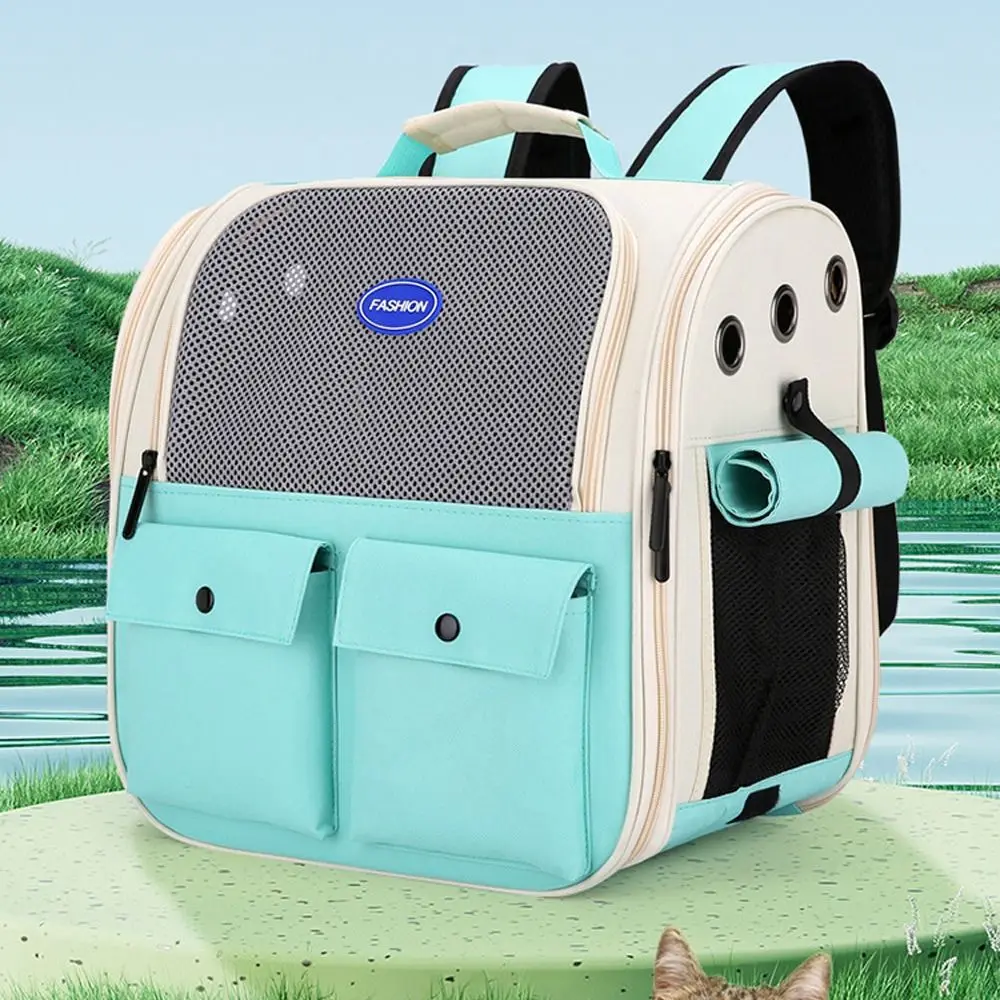 

Ventilation Pet Carrier Backpack Breathable Large Capacity Pet Travel Bags Comfortable Foldable Cat Carrying Bag Pet Supplies