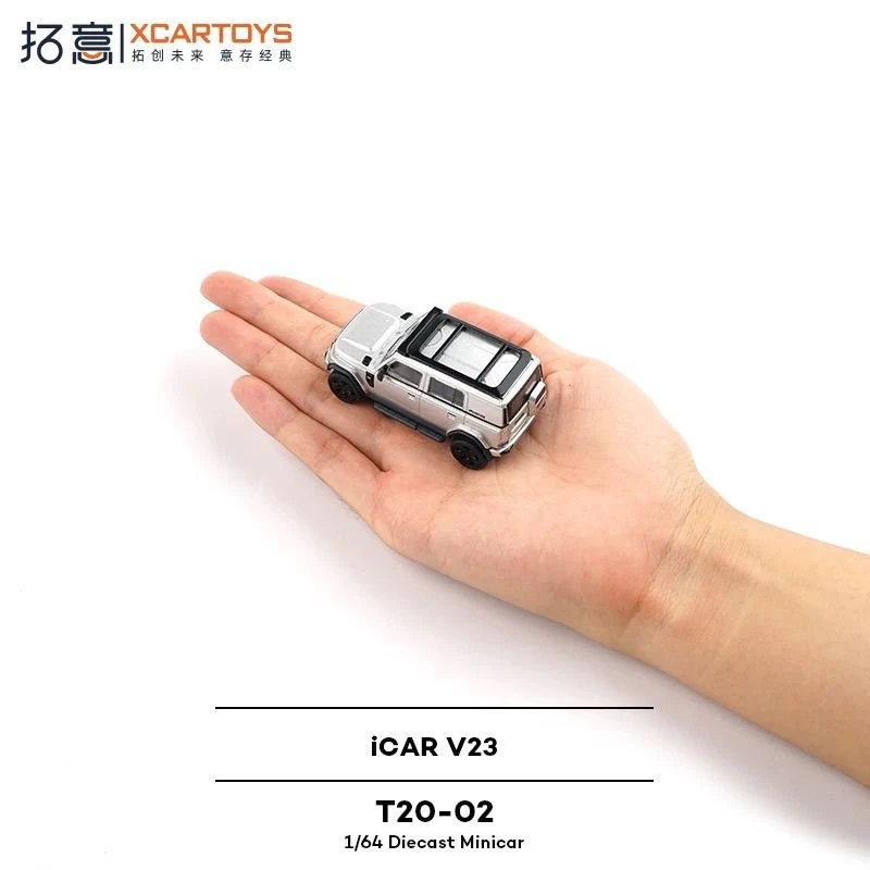 

XCARTOYS 1/64 Small Off-road SUV ICAR V23 Alloy Car Static Model Mini Vehicles Adult Collectibles Children's Birthday Gift