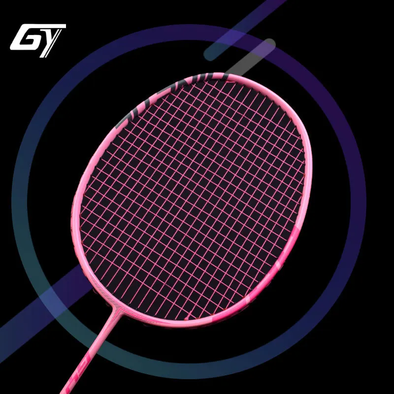 Guangyu Attack Racquet Full Carbon 82g Men's and Women's Durable Professional Badminton Racquet Training Single Racquet