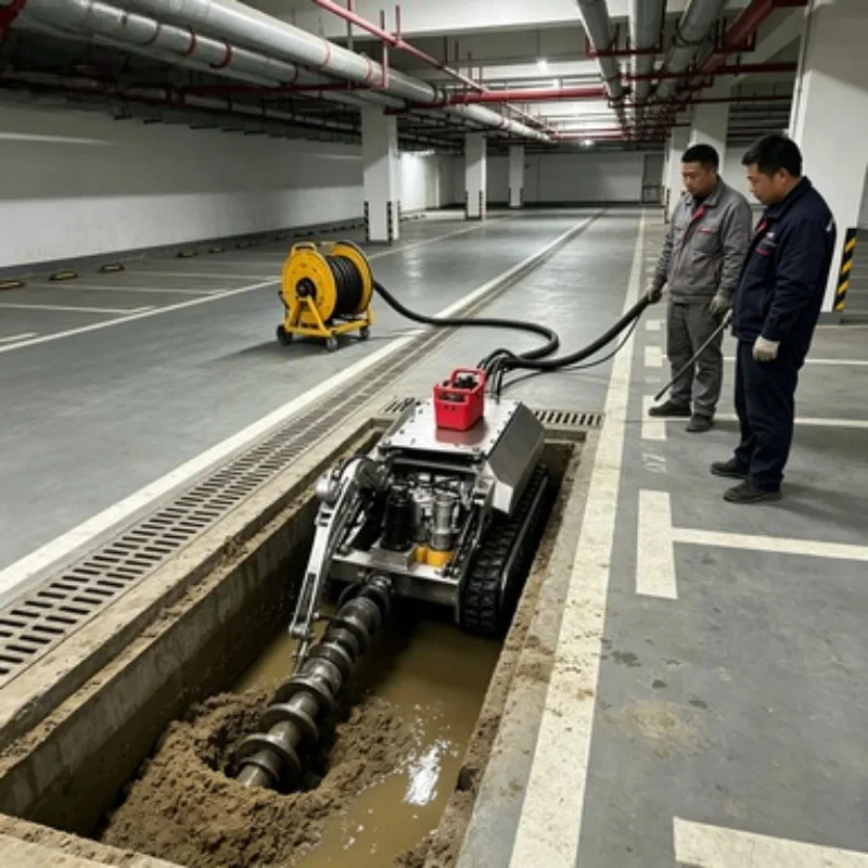 Industrial Production Factory 100m³/h Large Flow Underwater Dredging Robot for Underground Culvert Cleaning