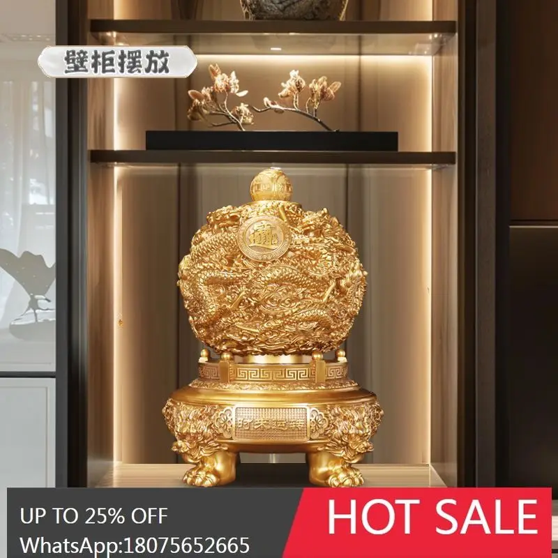 

MJY Nine Turns of the Universe Dragon Ornament Fortune Comes and Goes Living Room Ornament