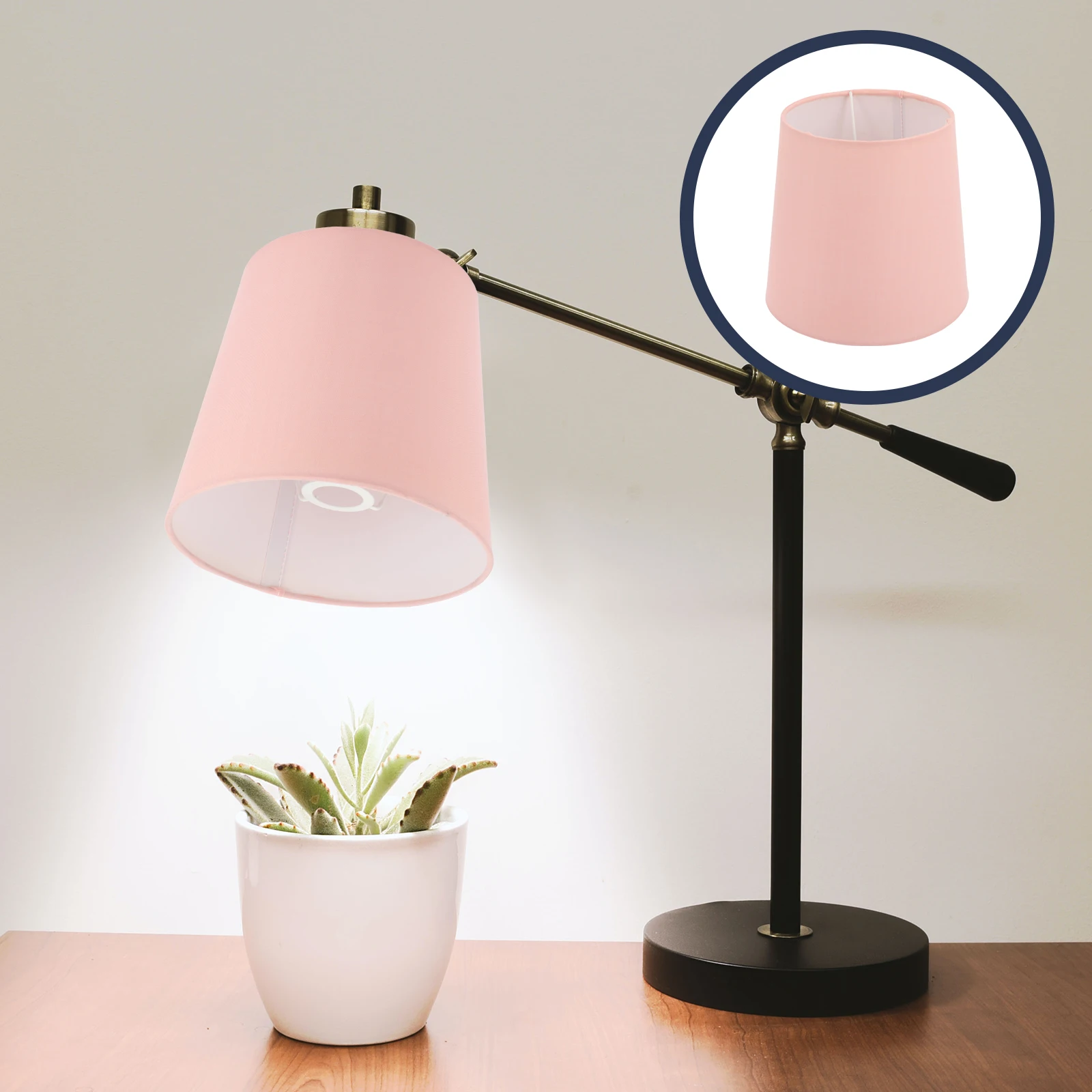 

Cloth Lampshade Simple Design Table Bedside Lamp Cover Soft Light Decorative Replacement For Home Hotel Living Room Study