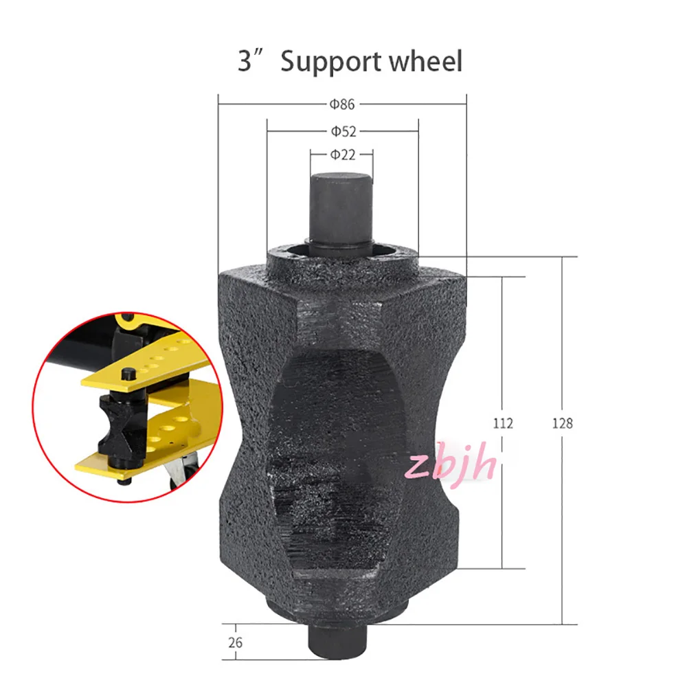 Hydraulic pipe bender fittings Manual Accessories Bender parts moulds pipe bender dies 1\