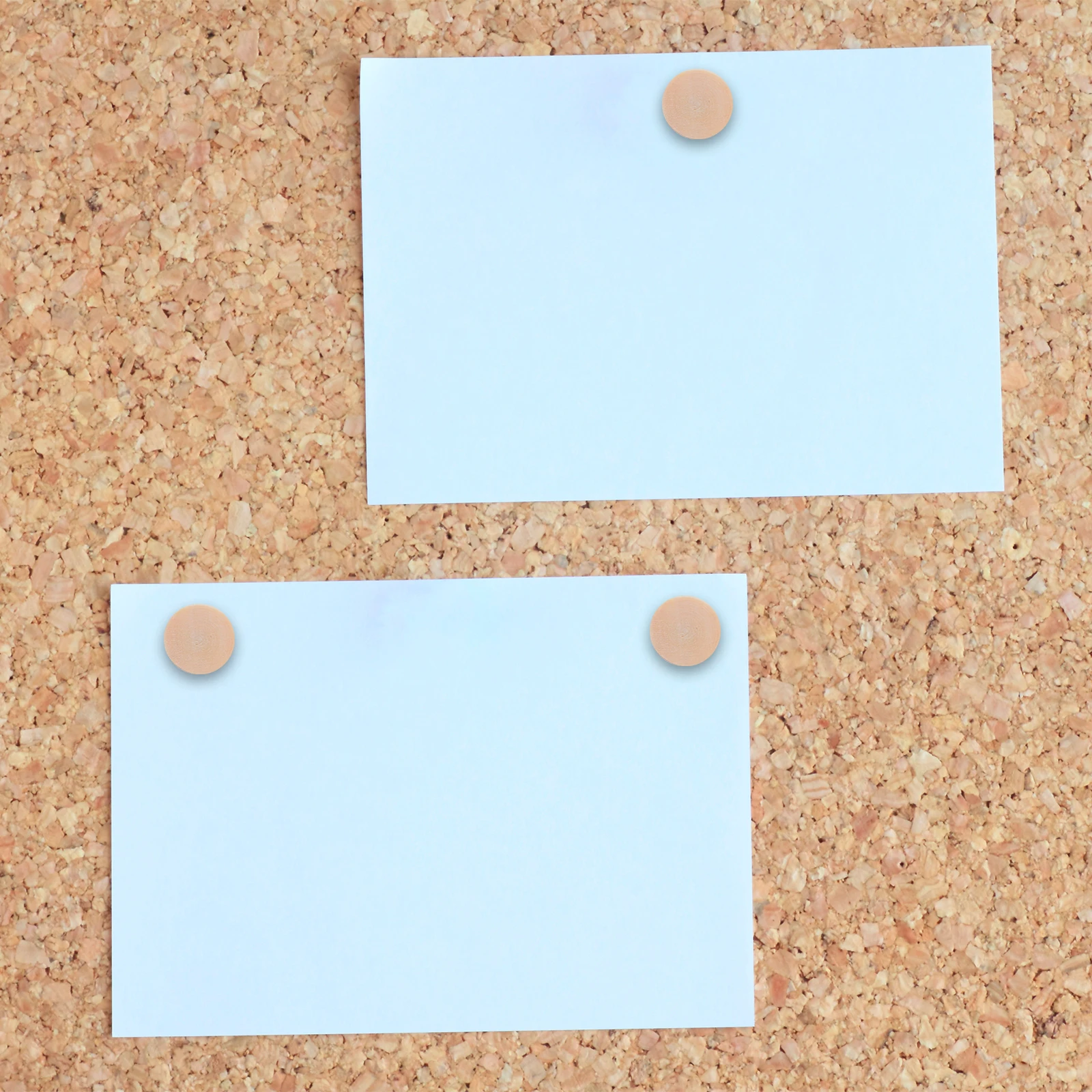 50Pcs Round Wooden Pushpins for Cork Board Simple Stylish Thumbtacks for Photo Wall Office Memo Notes Push Board Pin