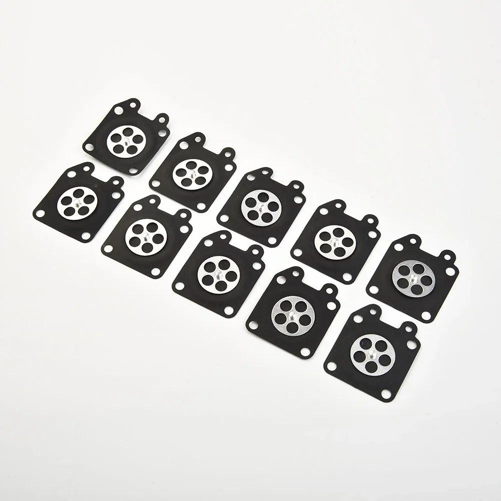 10Pcs Chainsaw Carburetor Metering Diaphragm Car Motorcycle Assembly Gaskets Kit Parts For 95-526 95-526-9 95-526-9-8