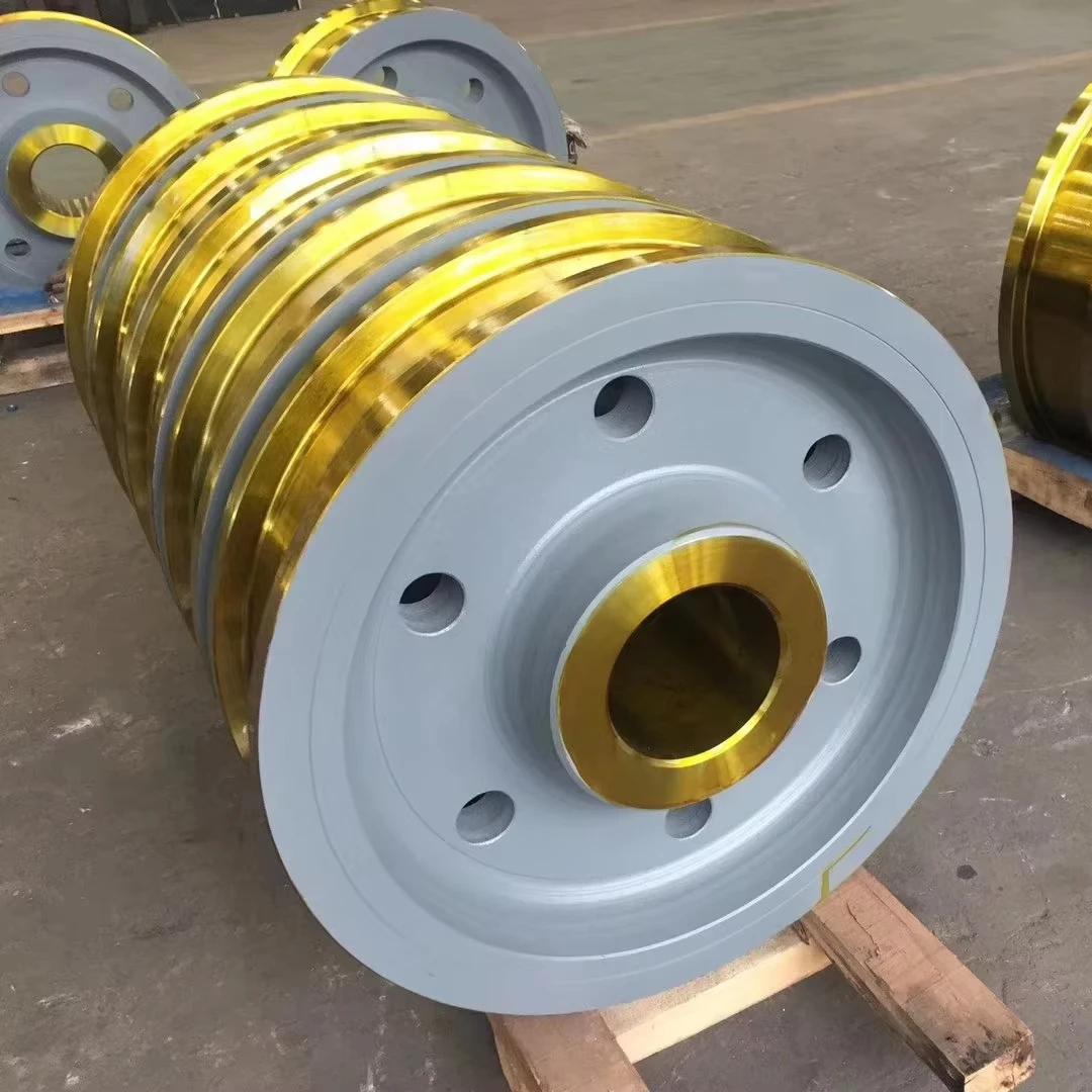 New Condition Gantry Overhead Crane Wheel Set with Double-Sided Large Traveling Wheel on Steel Wheel Rails for Sale