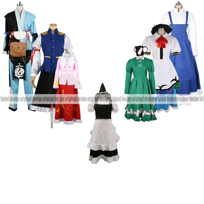 

Touhou Project Tohou Project Project Shrine Maiden Reimu Hakurei Marisa Kirisame Dress Cosplay Costume,Customized Accepted