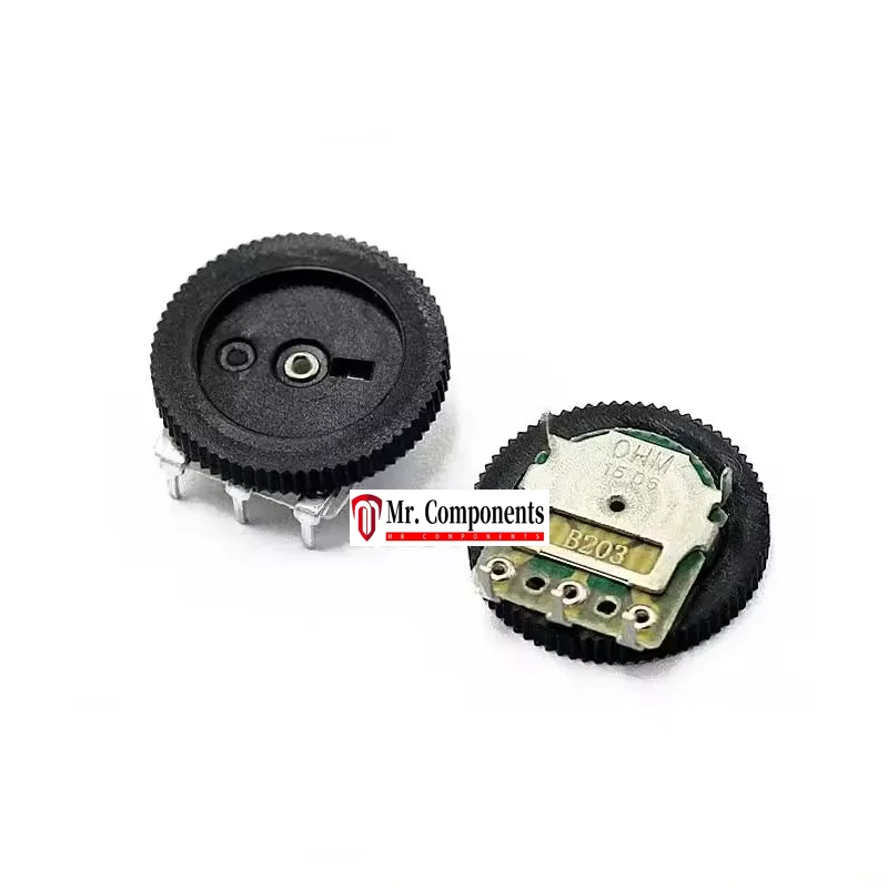 10PCS Single and double gear dial potentiometer 16 * 2 switch B102/103/203/503 1K/10K/50K New In stock