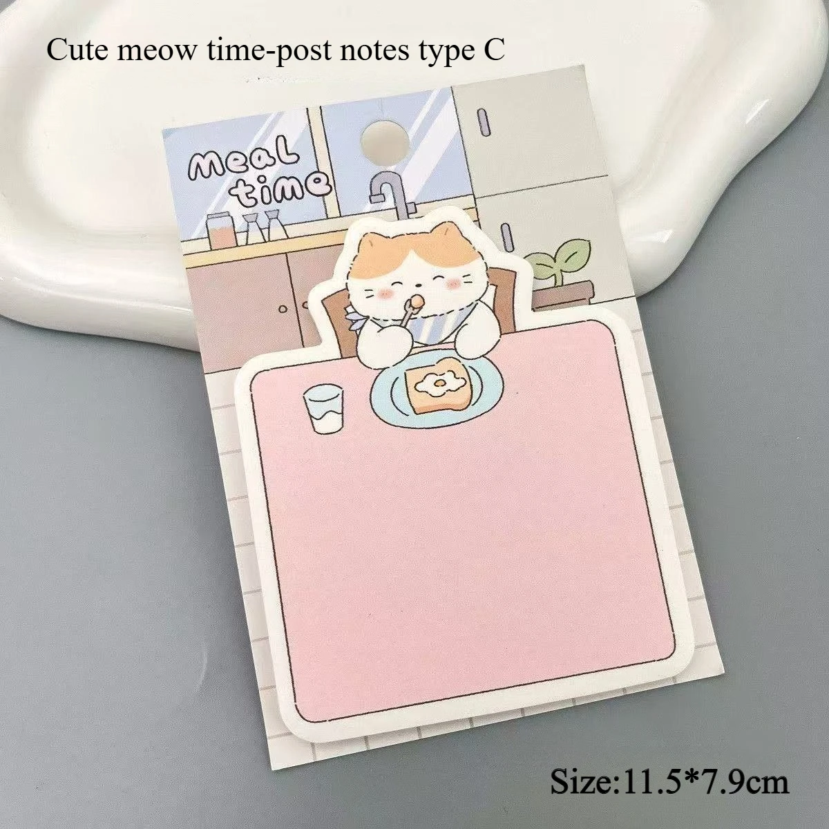 Post It Notes Cloud Diary Cute Cat Illustration Material Shape Multifunctional Sticky Notes Message Memo SAS