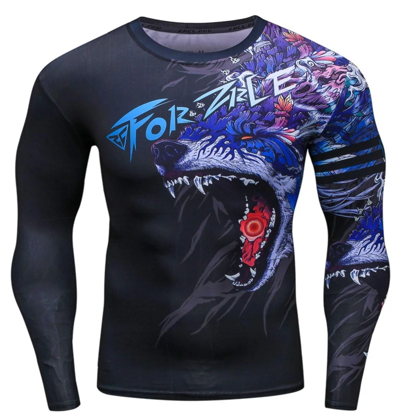 Mens Summer Autumn Casual 3D Print  Long Sleeve T Shirt Black O Neck Slim Fit Male Graphics Tees Top Hombre Ropa Fitness Tshirt