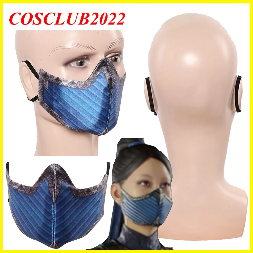 

Mortal Game Kombat Kitana, маски для косплея, полумаска Fantasia для женщин и девочек, карнавальный костюм на Хэллоуин, аксессуары, реквизит
