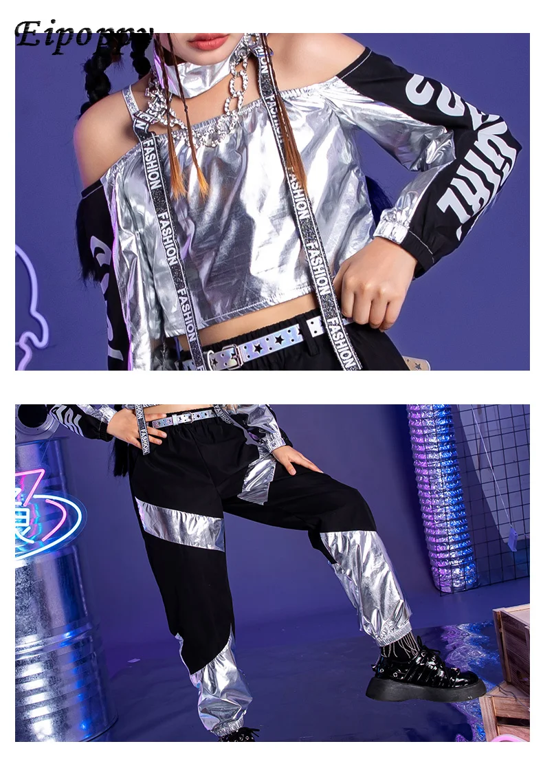 Modne kostiumy jazzowe dla dzieci strój dla dziewcząt najlepsze spodnie modny fajne ciuchy jesień i zimę