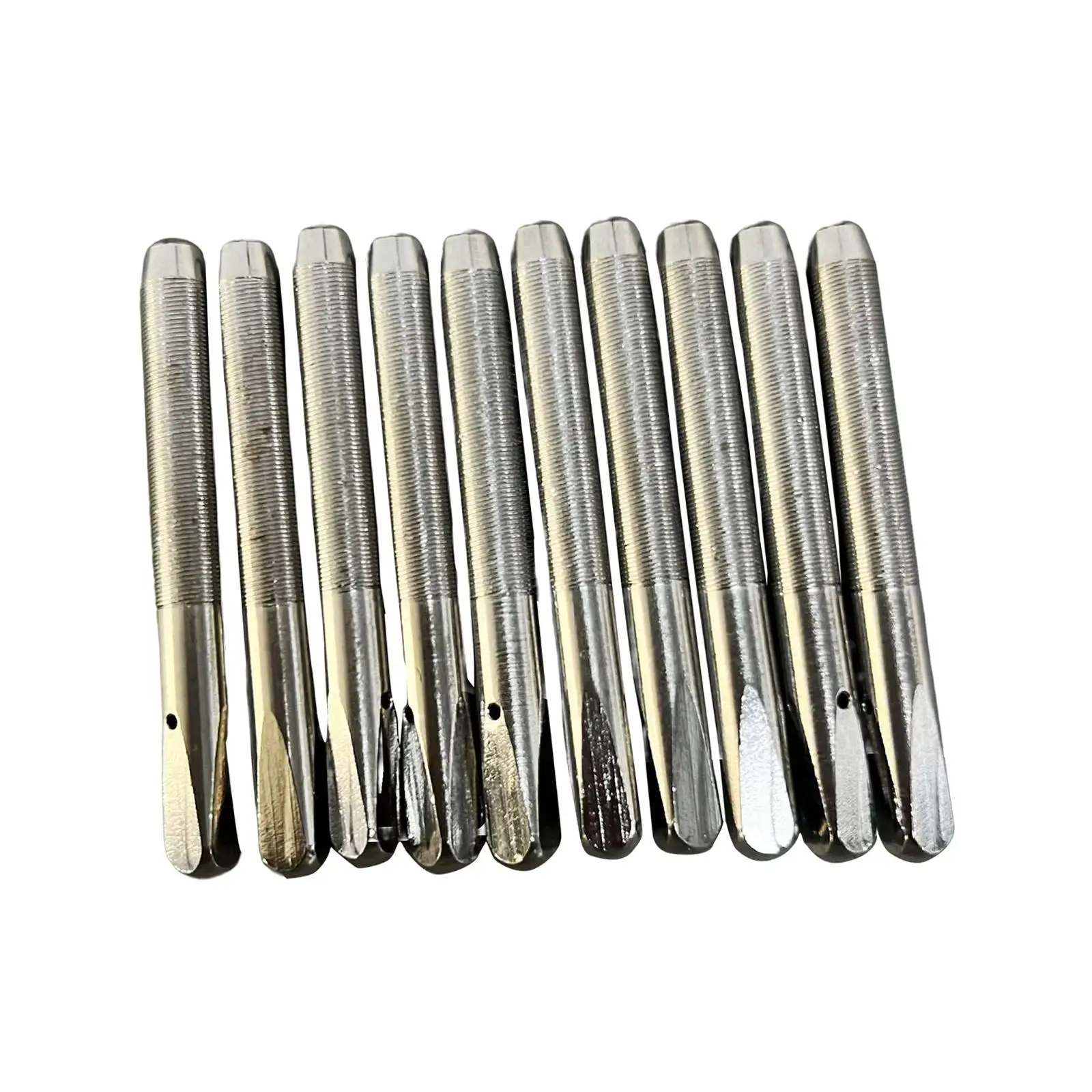 10x Piano Tuning Pegs Steel Silvercolour Replace Loosen Parts Replacements Tuning Keys for Piano Master Pianist