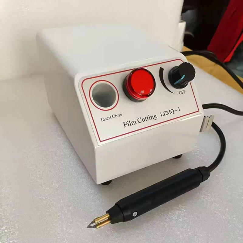 

Dental Forming Sheets Cutting Machine Convenient Mini Film Cutting Machine Plastic Laminated Film Cutting Machine