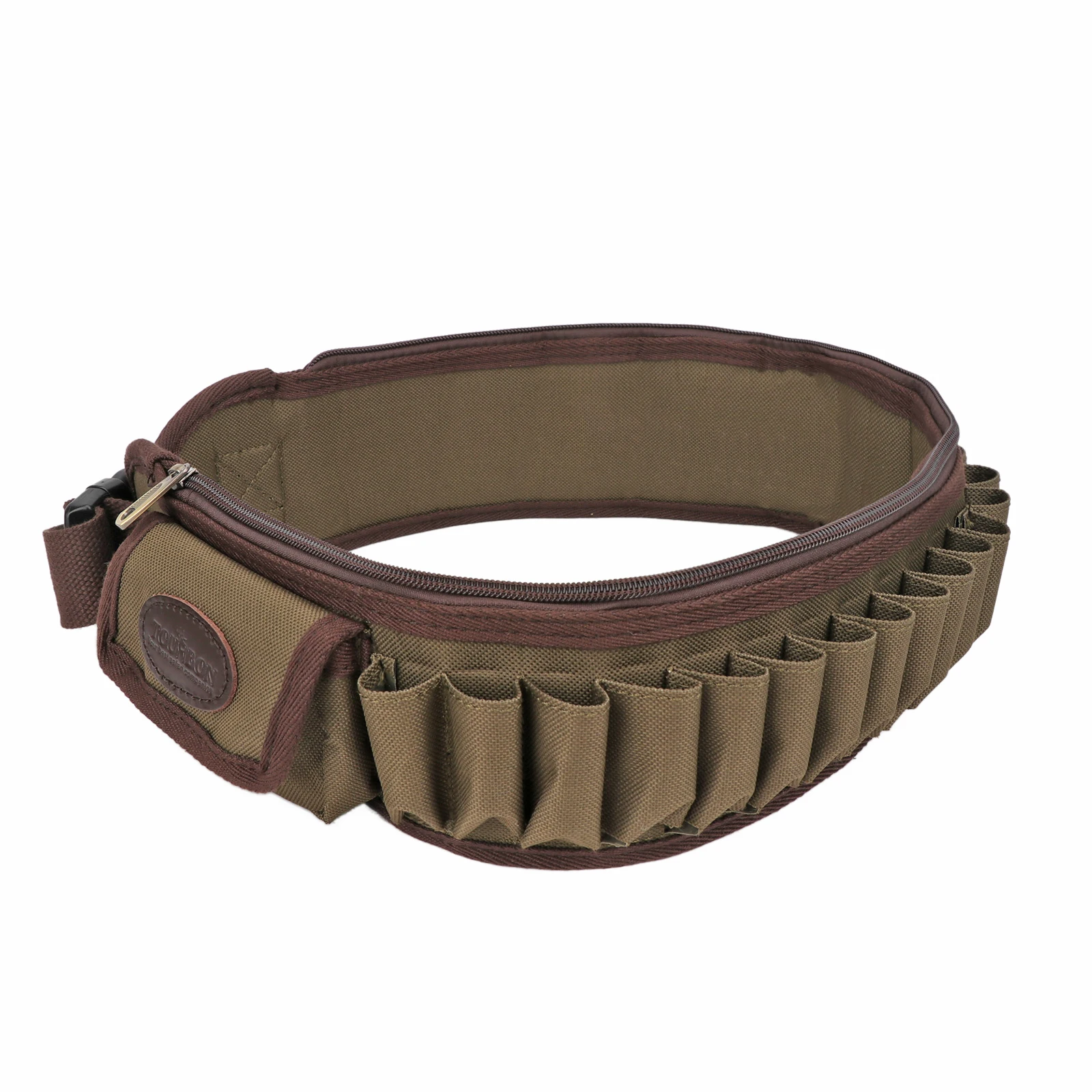 Tourbon Hunting Gun Accessories 12 Gauge Bandolier Gun Cartridge Belt 600D Nylon Ammo Holder 24 Rounds for Shooting