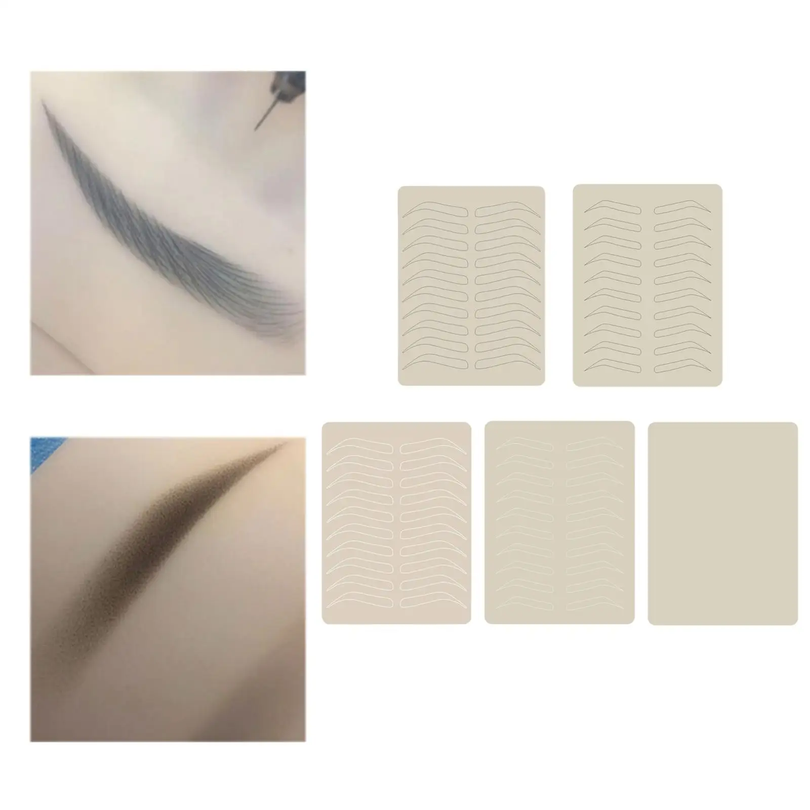 Практика микроблейдинга Кожа Нет нужны чернила Обучение коже бровей