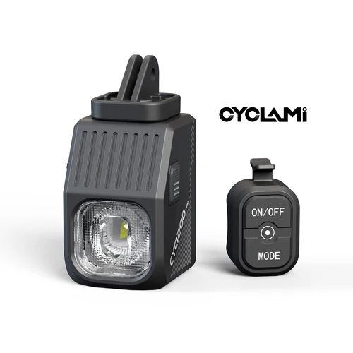 Faro de bicicleta suspendido remoto inalámbrico 1200 lúmenes línea de corte lámpara de cabeza delantera aleación de aluminio carretera montaña CYCLAMI 1200 Pro