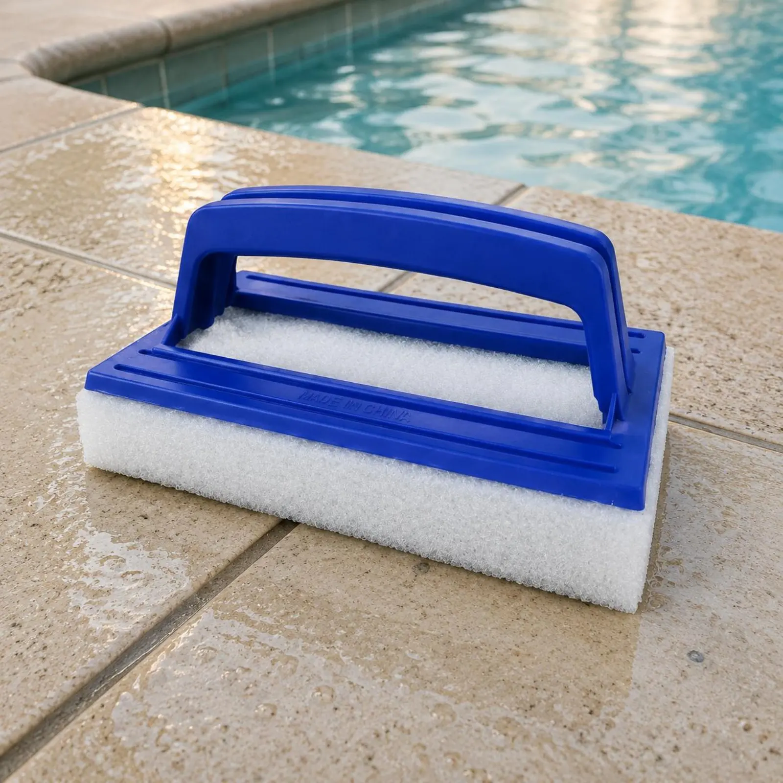 Pool Wall Brush Heavy Duty Pool Brush Scouring Pad Long-Lasting for Spa