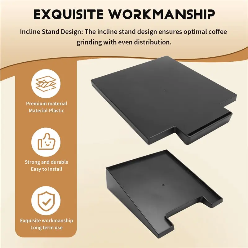 Customer Favorite Tilt Base Stand For Eureka Mignon Grinder Tilted Base With Tray,Incline Stand With Tray For Eureka
