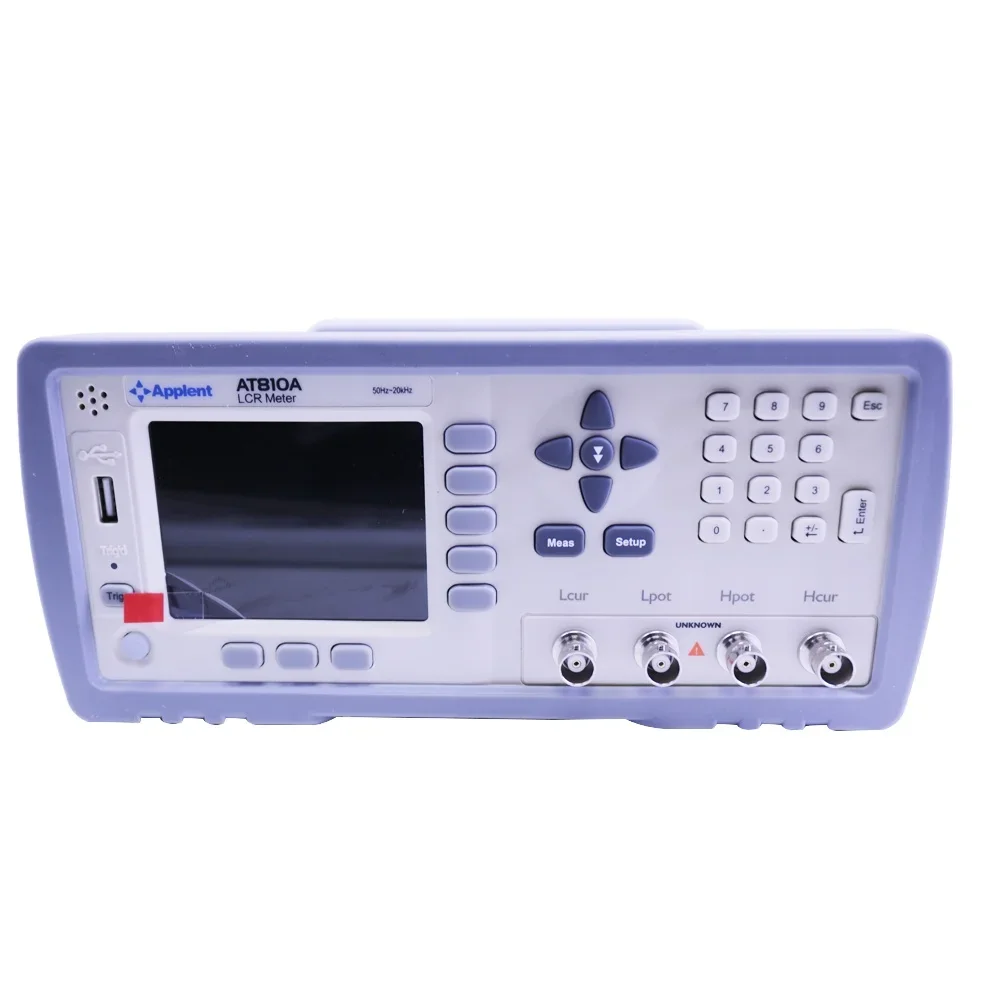 

2026 AT810A Smart LCR Meter 10Hz-20kHz (Resolution 0.001Hz) Electronic Component Analyzer