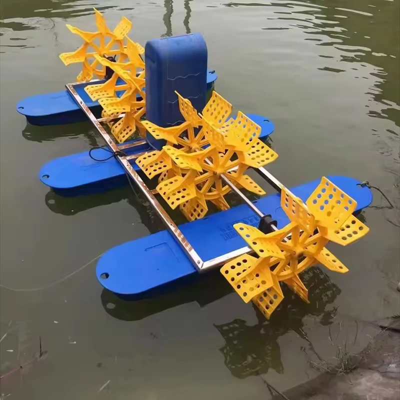 

STARFISH ZYQ-380-304-0.75 Floating Paddle Wheel Fish Pond Fish Shrimp Farming Pond Oxygen Pump Aerator Pump Aquaculture