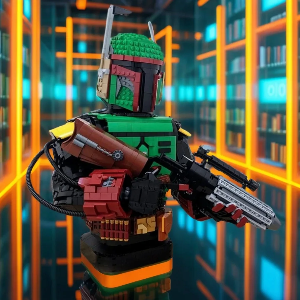 

2859PCS MOC Bounty Hunter Fettss Premium Edition (Chest & Arms Only) Exquisite DIY Model Building Blocks Birthday Toys Gift