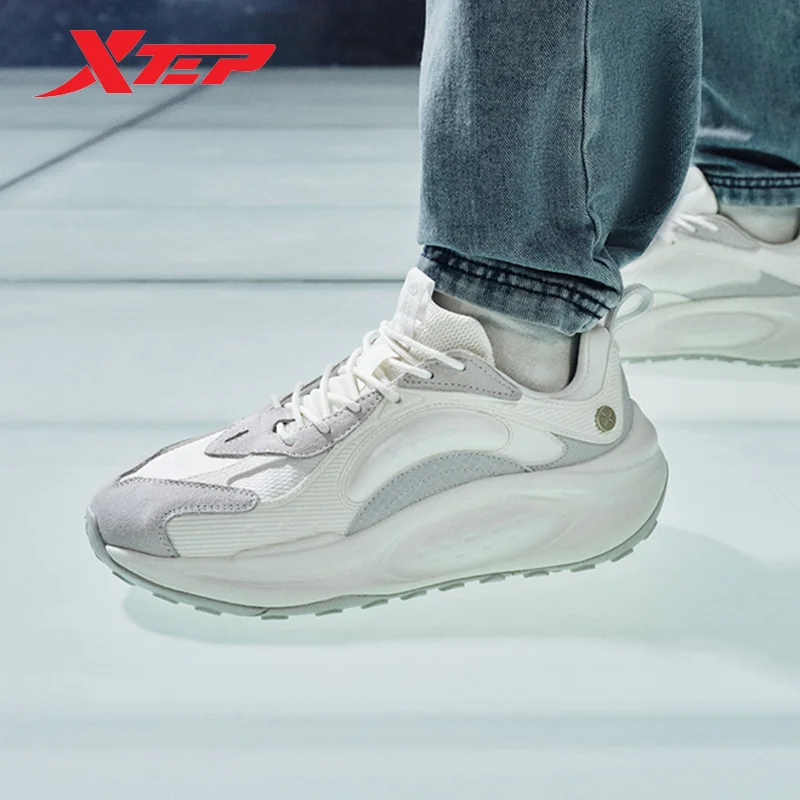Xtep Starfall Casual Shoes For Women 2024 Spring Stability Women\'s Sports Shoes Shock Absorption Outdoor Shoes 876118320008
