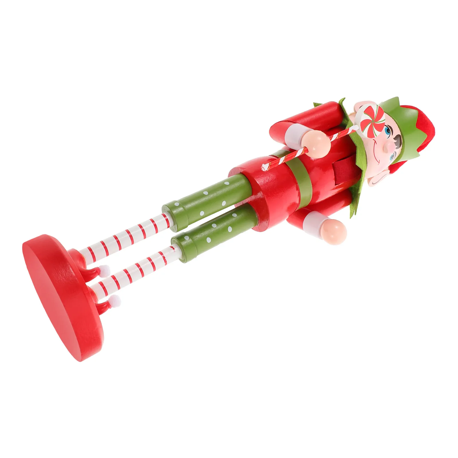 

Lovely Wood Nutcracker Ornament Desktop Christmas Decor for Home Car Office Festival Gift Xmas Nutcrackers Figures