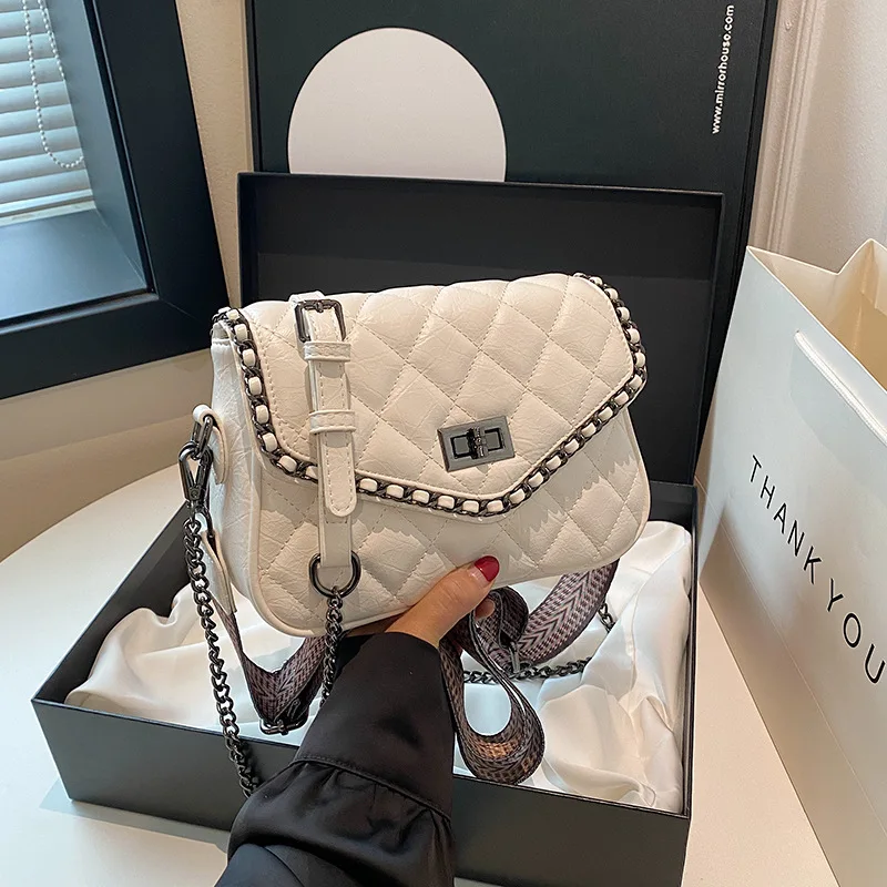 حقيبة كروس نسائية عصرية جديدة لعام 2025، محفظة كتف متعددة الاتجاهات من الجلد الطبيعي، حقيبة كلاسيكية أنيقة ذات سعة كبيرة للعمل #2