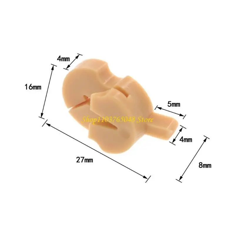 R53E Soft Rubber Practice Mute Violin Mute Stringed Instrument Silencers Muffler