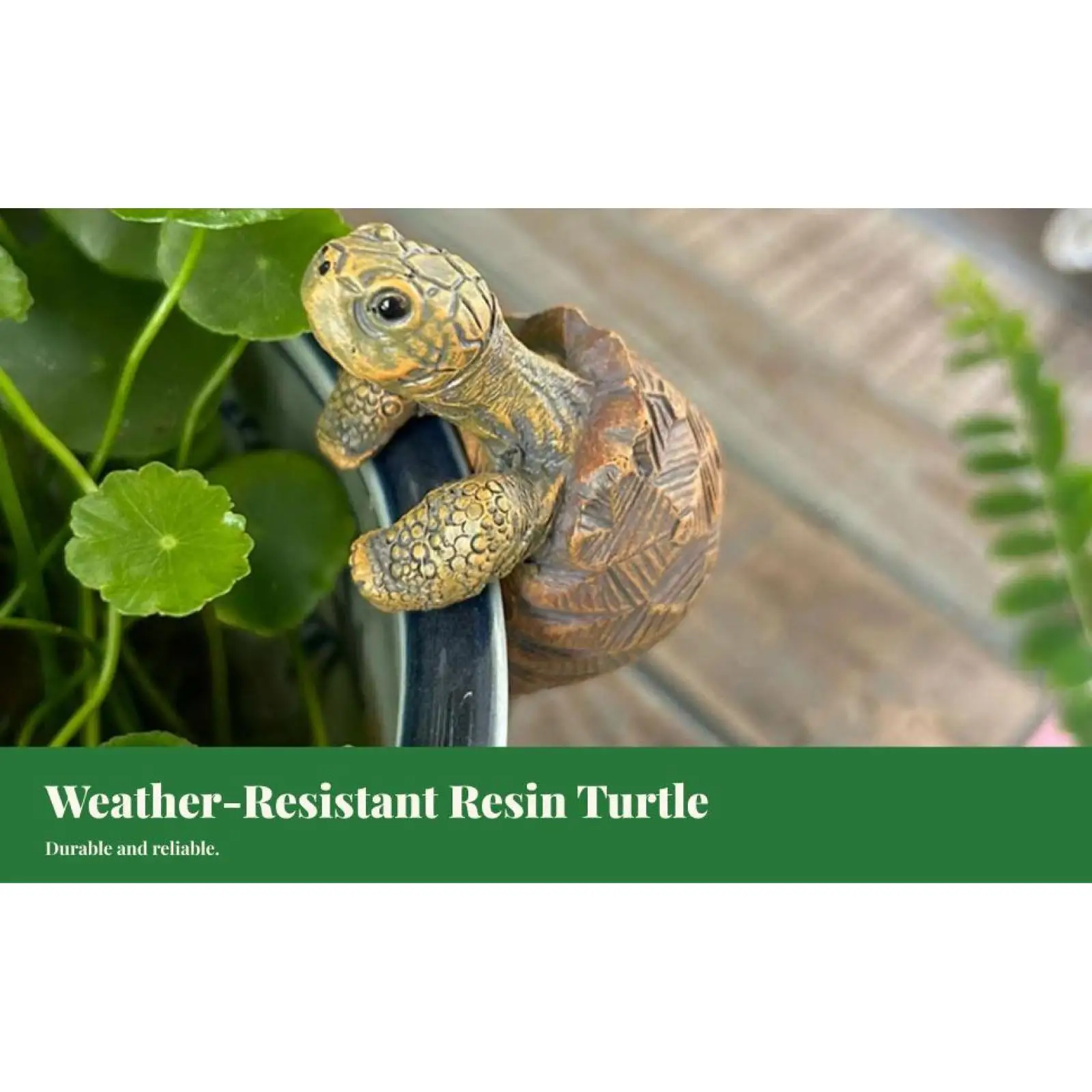 Tortoise Plant Pot Hanger Decorative Ornament for Yard Fish Tank Outdoor