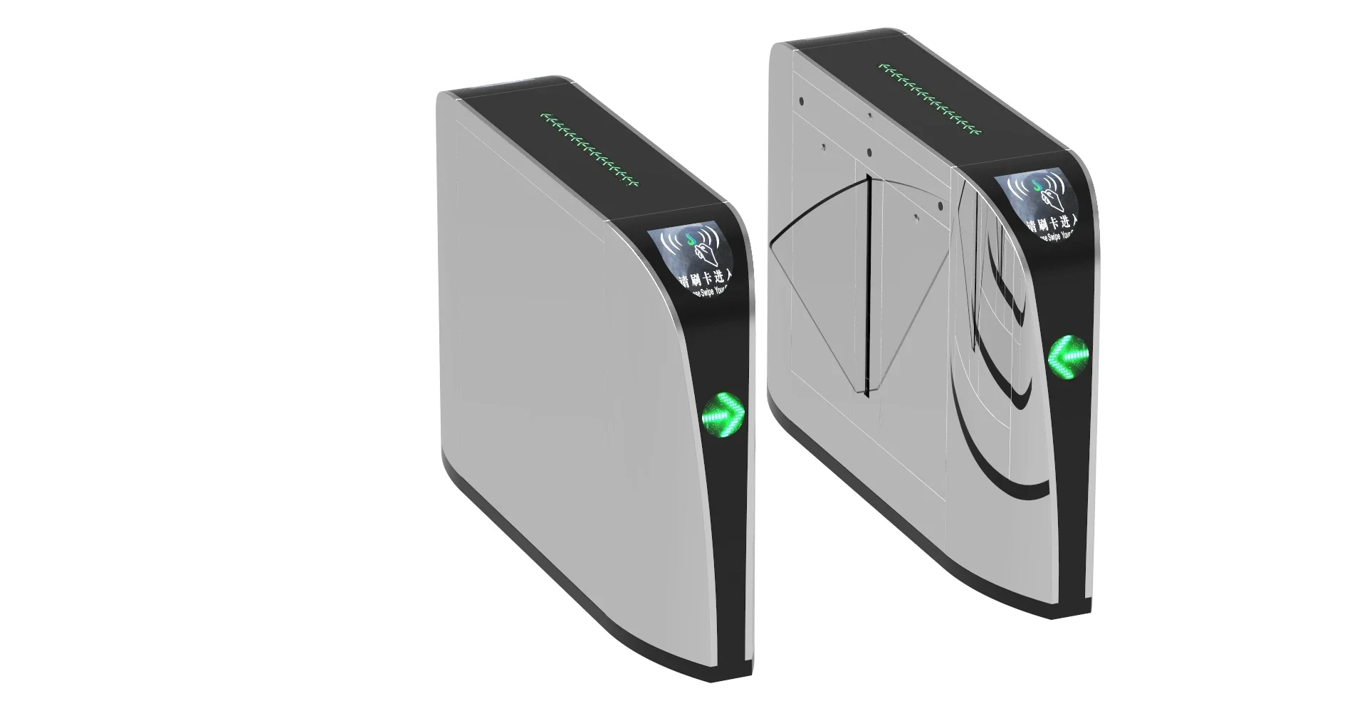 Puerta de torniquete inteligente de alta calidad, elegante y duradera, robusta, de seguridad ultraalta