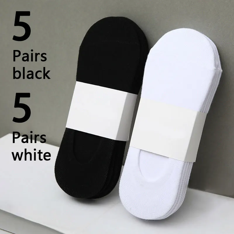 10 Paar einfarbige Herrensocken aus Pappe, atmungsaktive Sportsocken, lässige Bootssocken, bequeme Baumwoll-Knöchelsocken, Größen 38–44 – Detail 8
