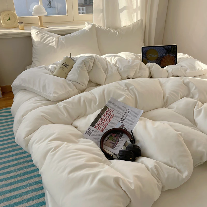 Solid Cotton Bedding Set 2