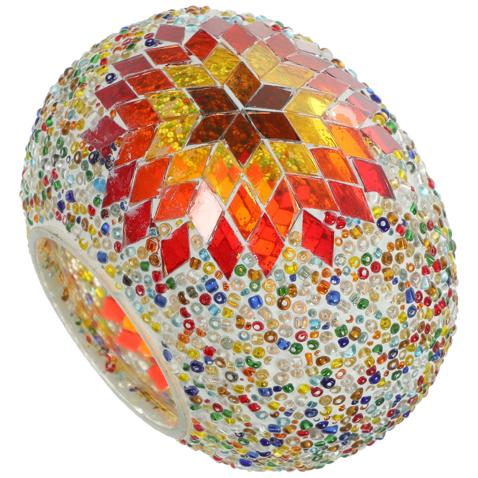 Colorful Glass Turkish Lampshade Durable Stained Glass Desk Lamp Shade Elegant Home Decoration Accessory Light Shade