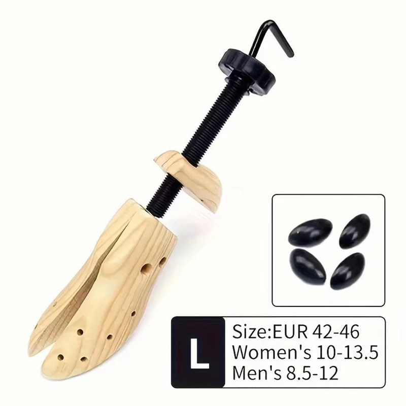 Schoenspanners klomprek, verstelbaar in lengte en breedte maat voor mannen en vrouwen, houten shaper stretchert lengte en breedte