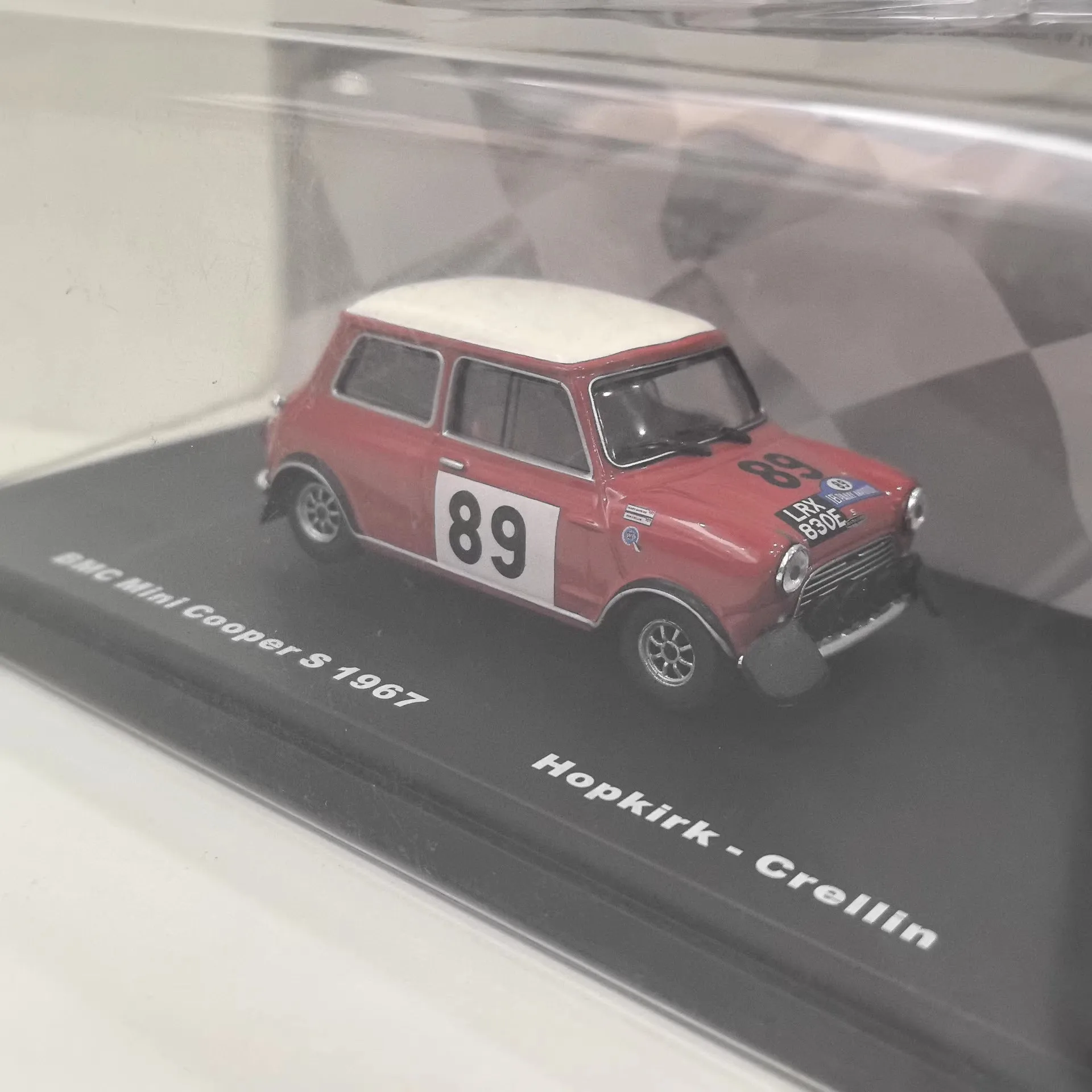 Diecast IXO 1/43 Scale BMC MINI COOPER S #89 1967 Alloy Car Model