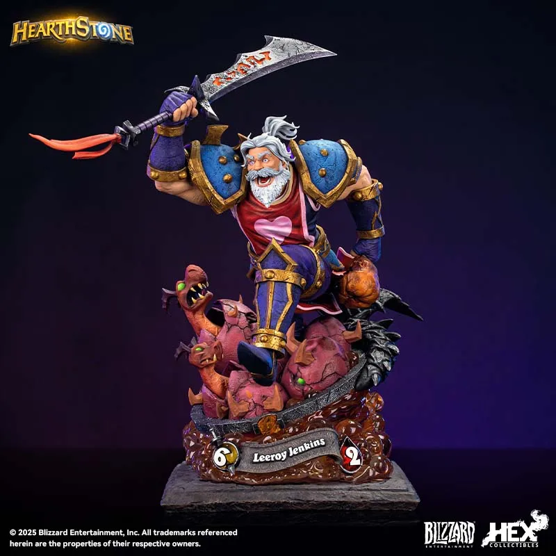 

[В наличии] Blizzard, оригинальная коллекция игровых товаров Hearthstone Train King, статуя, фигурка