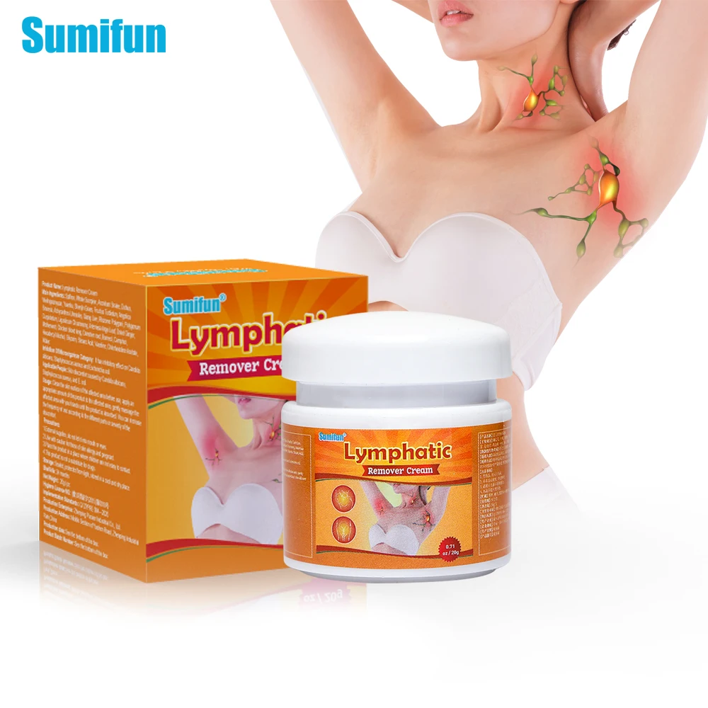 

1Box 20g Sumifun Lymphatic Remove Cream Neck Armpit Lymph Nodes Removal Ointment Breast Lympatic Detox Pain Relief Plaster