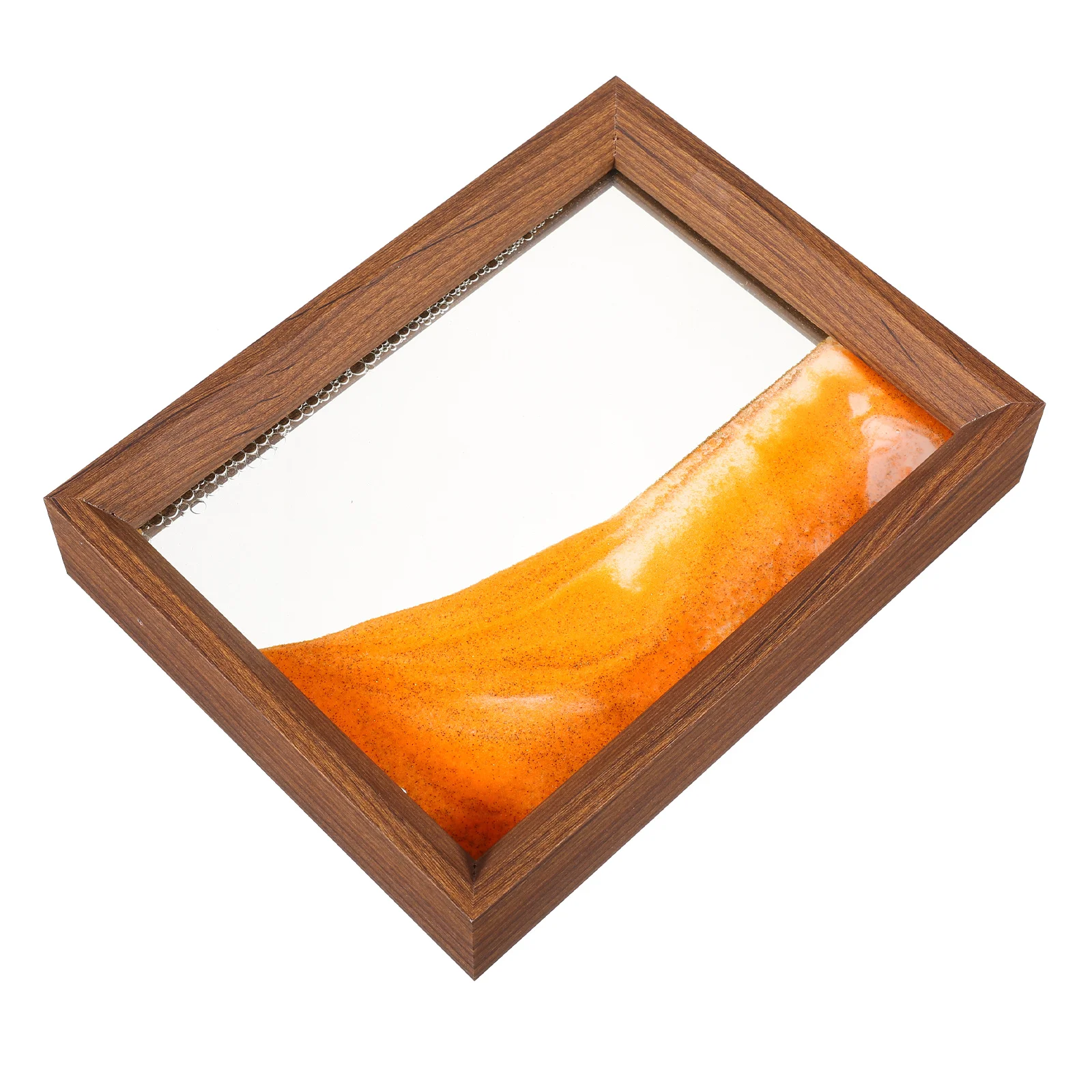 

10 Inch Dynamic Sand Painting Ornament Colorful Sand Art Frame for Desk Decor Office Table Home Decoration Calming Visual