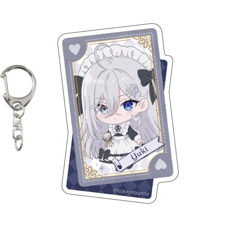 Anime Playing Death Games to Put Food on the Table Collection Acrylic Keychain Bag Pendant 6cm Hanging Accessory for Schoolbag
