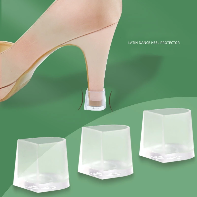 Protetores Anti-Slip Silicone Salto Alto, Capas de Dança Latina Stiletto, Cap Kit Cuidados Sapato