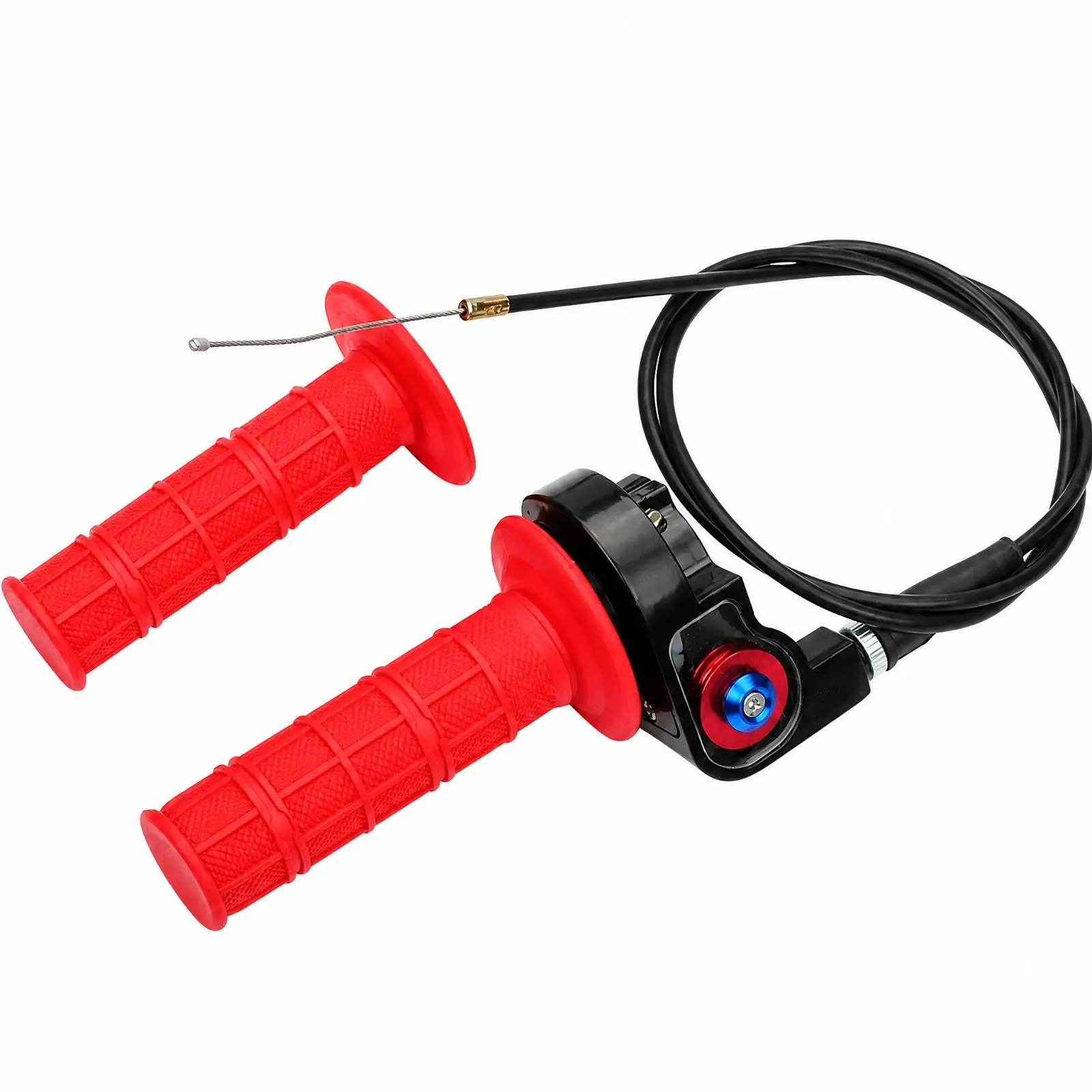 Model 242 Throttle Grip Assembly Replacement Vehicle Part Slip-Resistant for ATV Riders, Motorcycle Mechanics, All-Terrain