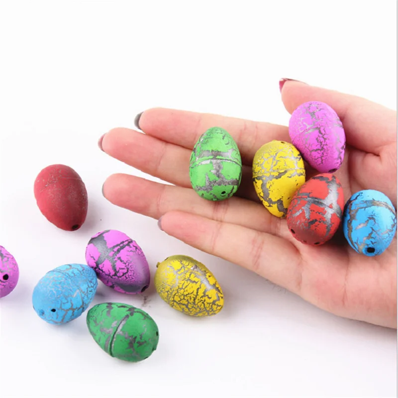 10Pcs Mini Magic Hatching Growing Swell Dinosaur Eggs Treat Kids Birthday Guest Gifts Baby Shower Party Favors Boys Toy Pinata