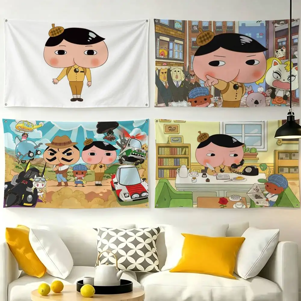 Butt Detective  Flag Suitable For Party Club Outdoor Interior Wall Decoration Banner Fans Gift