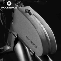 ROCKBROS Bike Top Front Tube Frame Bag Waterproof Large Capacity Bicycle Bag MTB Road Bicycle Pannier Black Cycling Equipment