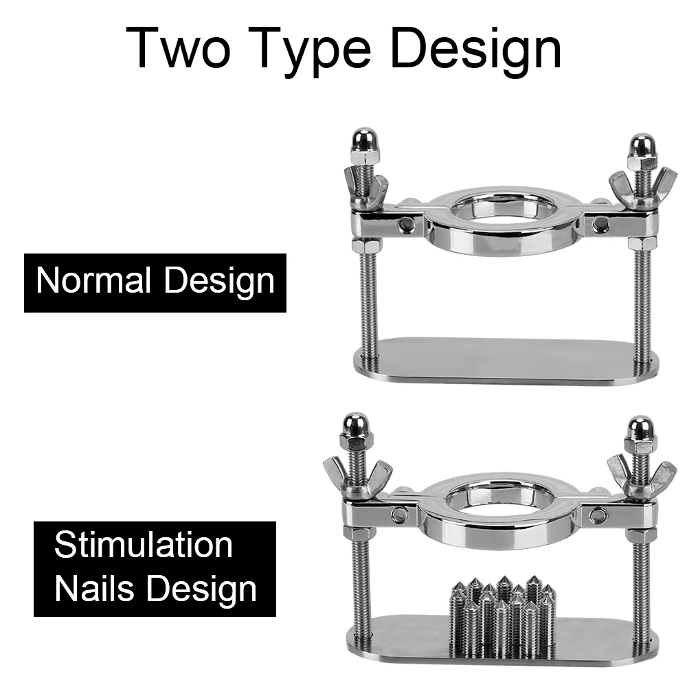 Braçadeira de testículo masculino castidade metal pico pênis anel braçadeira galo anel maca escroto estimulação bloqueio dispositivo treinamento