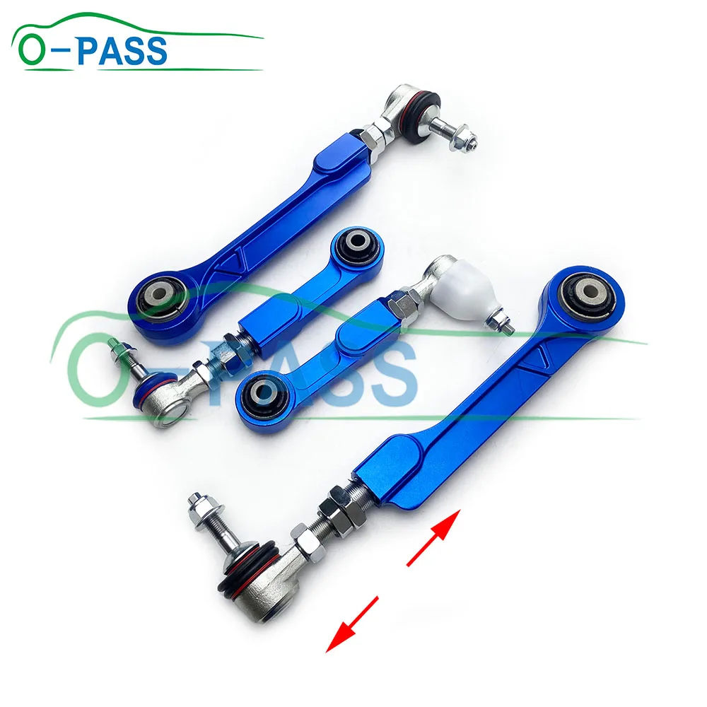 OPASS Rear Adjustable Camber Toe Arm Kit For BMW X-Series X5 E70 F15 F85 X6 E71 E72 F16 F86 2007- 33326796001 33324046917