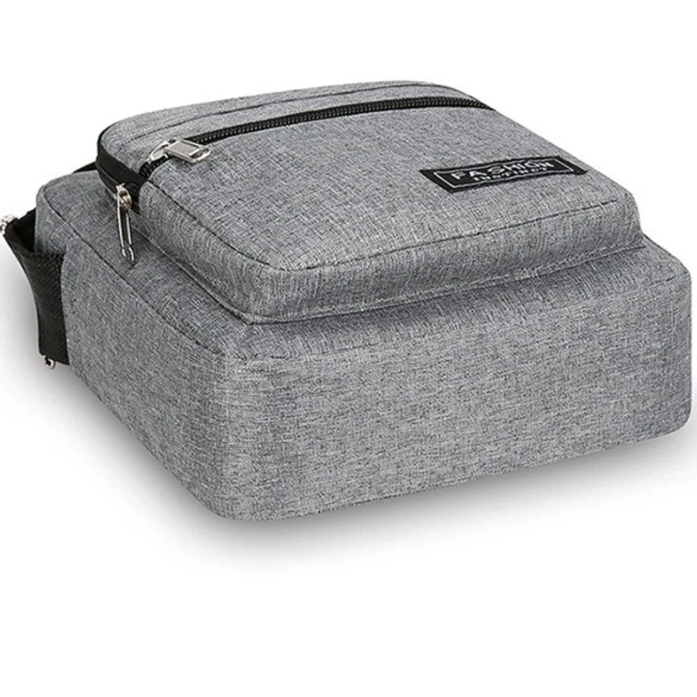 Casual Large Crossbody Bag Oxford Grey Messenger Satchel Shoulder Bag Men